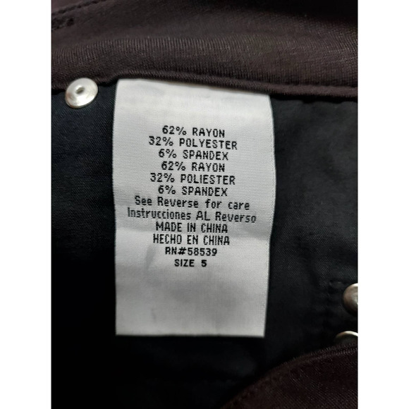 STS Blue Nordstrom Dark Brown Fall Trendy Pants - Picture 7 of 10